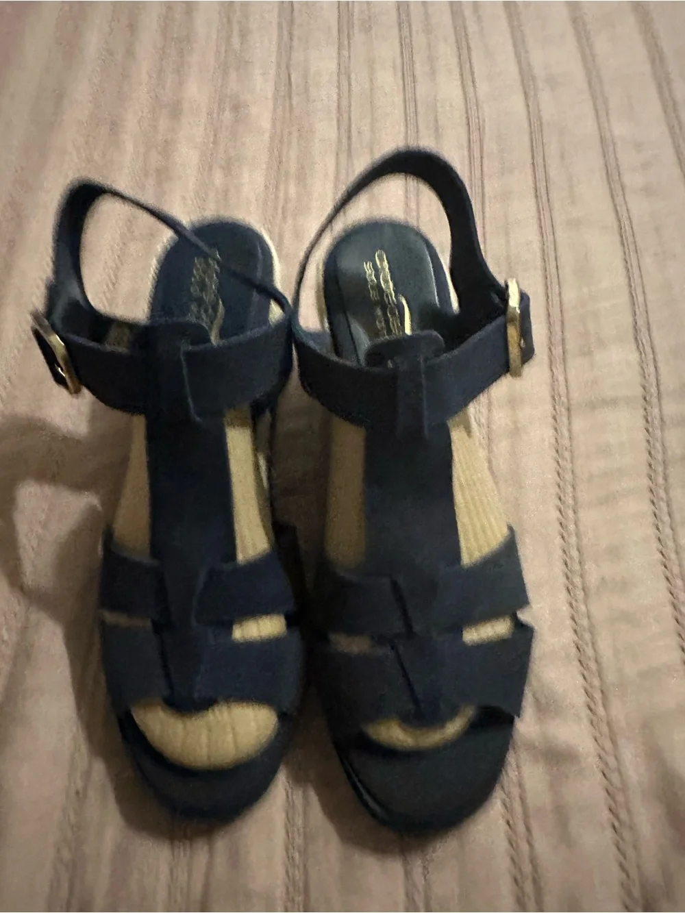 Andre Assous  Farami Sole Motion Espadrille Wedge Sandal New